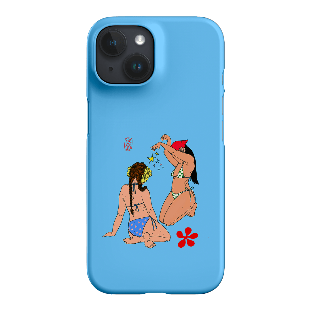 Babe Magic Blue Printed Phone Cases iPhone 15 / Snap by Easty Beasty - The Dairy