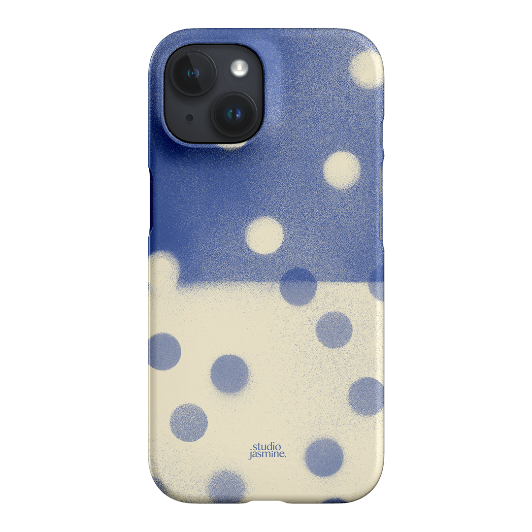 Bleu Polka Dot Printed Phone Cases iPhone 15 / Snap by Jasmine Dowling - The Dairy