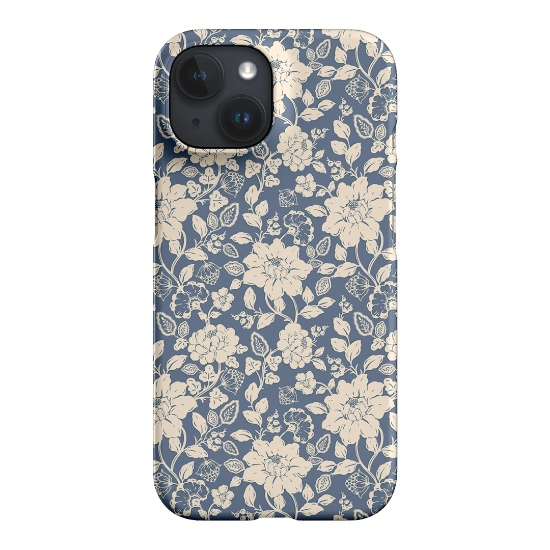 Blue Garden Printed Phone Cases iPhone 15 / Snap by Kasiags Art - The Dairy