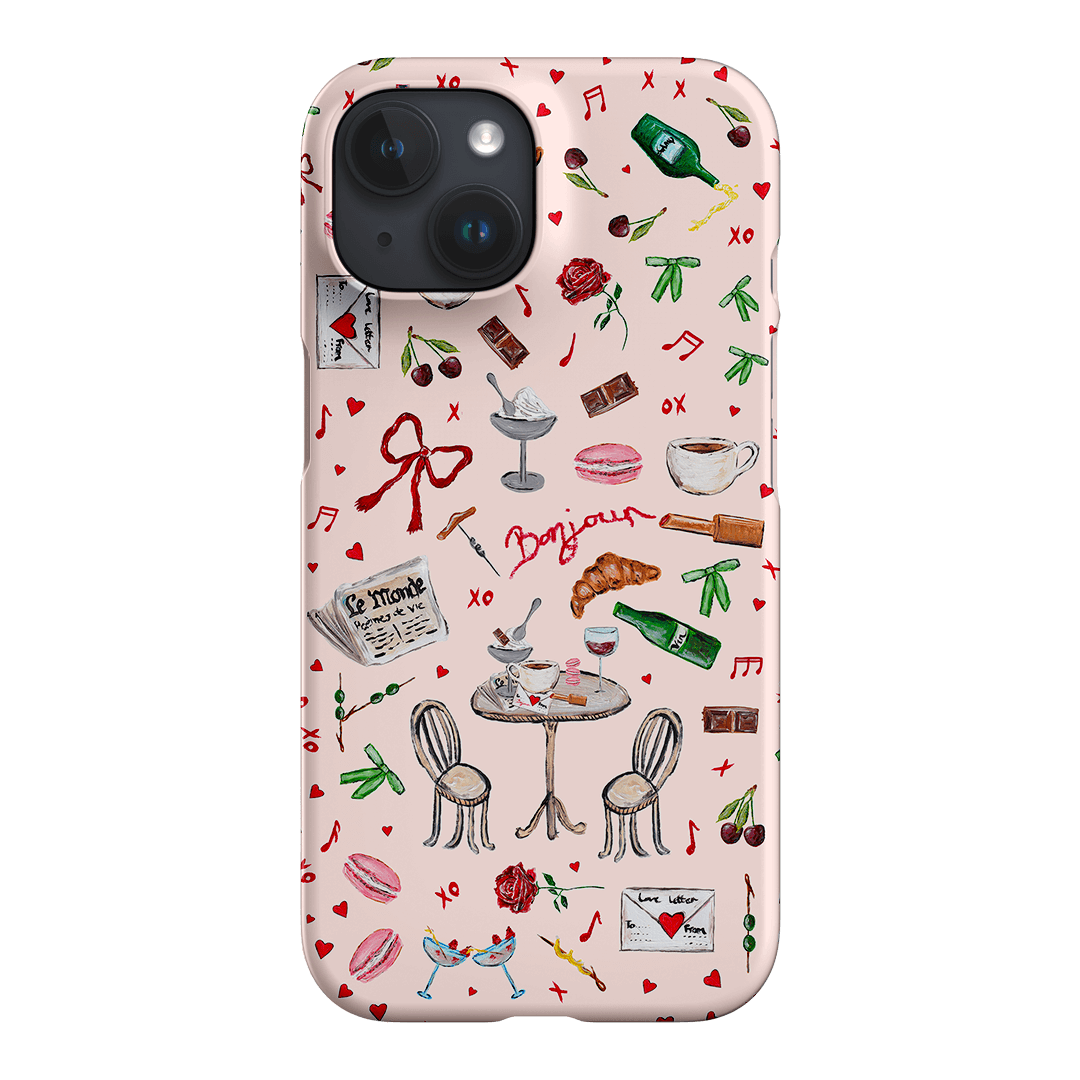 Bonjour Printed Phone Cases iPhone 15 / Snap by BG. Studio - The Dairy