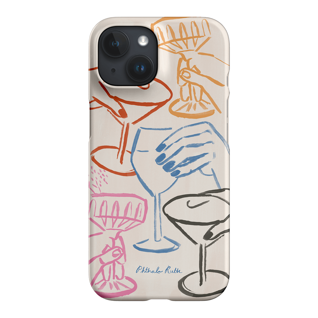 Cheers Multi Printed Phone Cases iPhone 15 / Snap by Phthalo Ruth - The Dairy