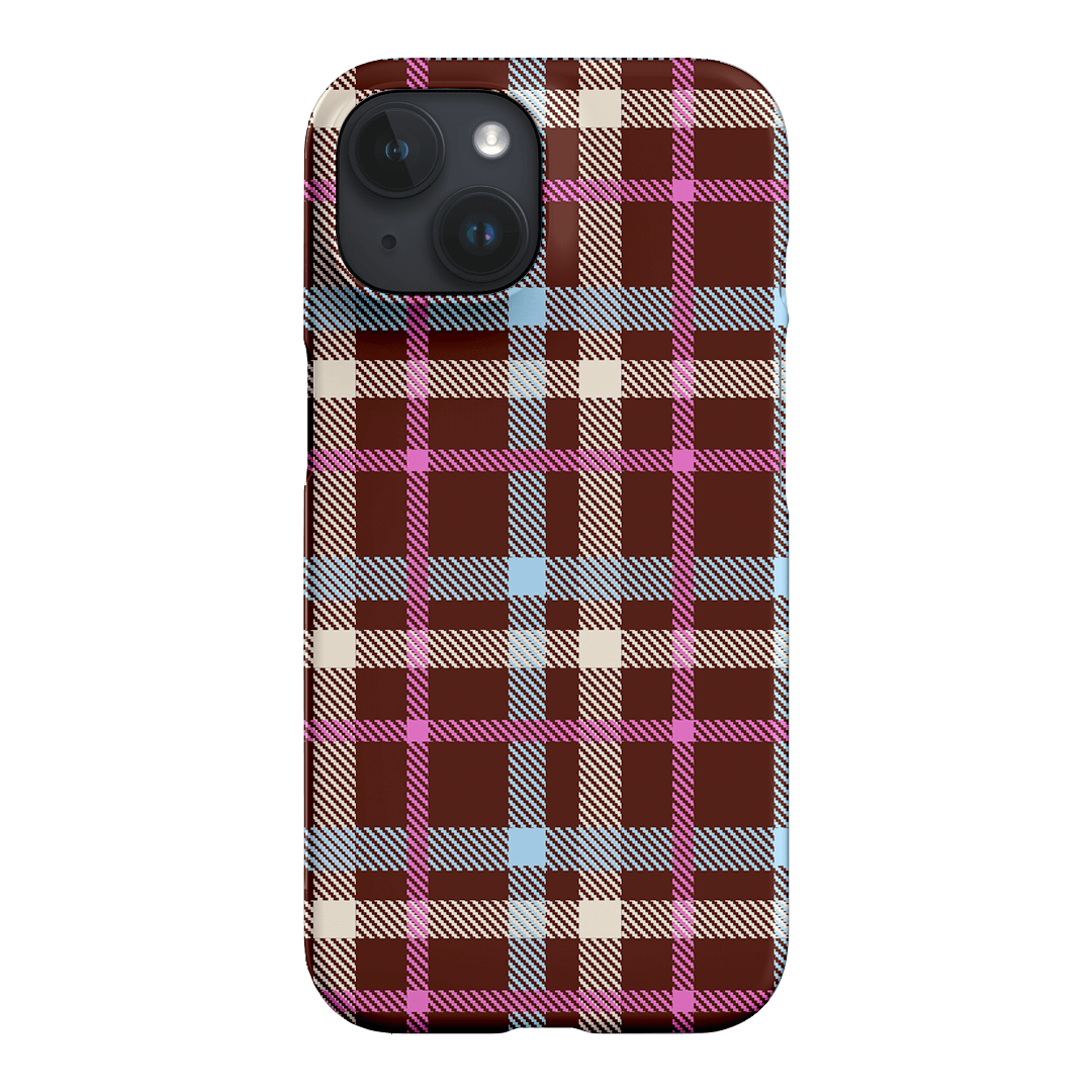 Confetti Plaid Printed Phone Cases iPhone 15 / Snap by The Dairy - The Dairy