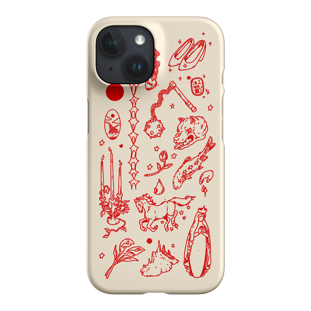 Dreamcore Cream Printed Phone Cases iPhone 15 / Snap by Easty Beasty - The Dairy