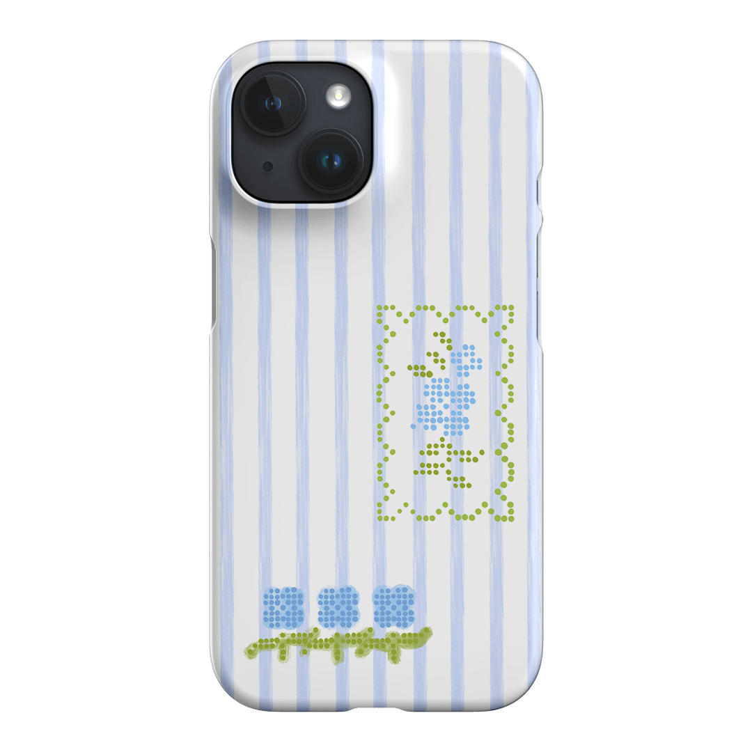 Patchwork Blue Printed Phone Cases iPhone 15 / Snap by Kayla Carr - The Dairy