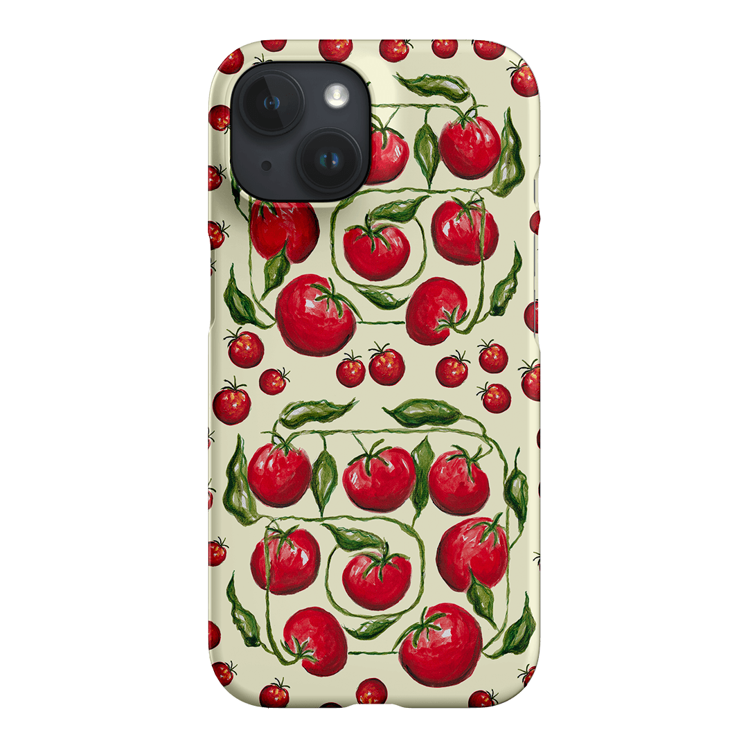 Red Tomatoes Printed Phone Cases iPhone 15 / Snap by BG. Studio - The Dairy