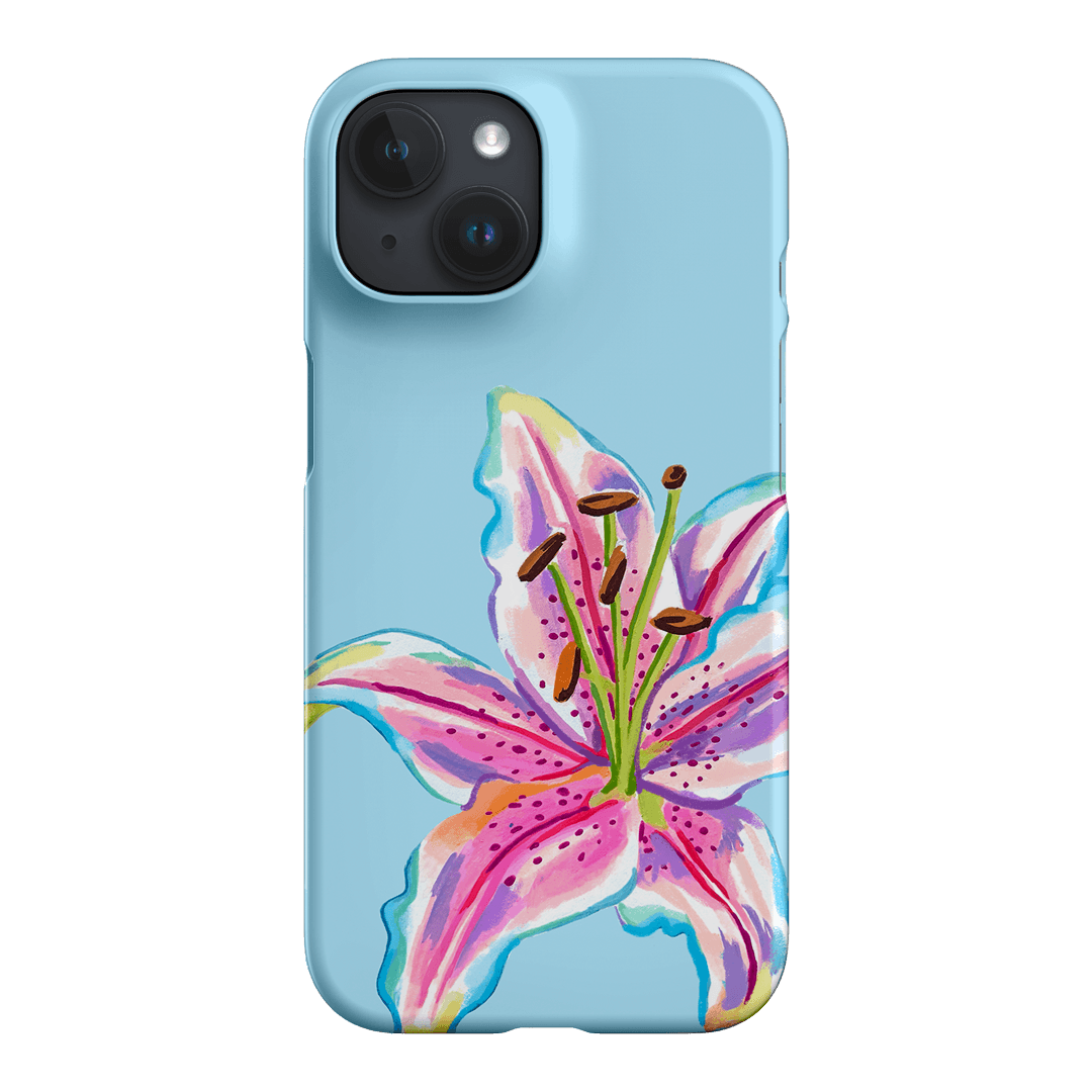 Sky Lily Printed Phone Cases iPhone 15 / Snap by Femke Studio - The Dairy