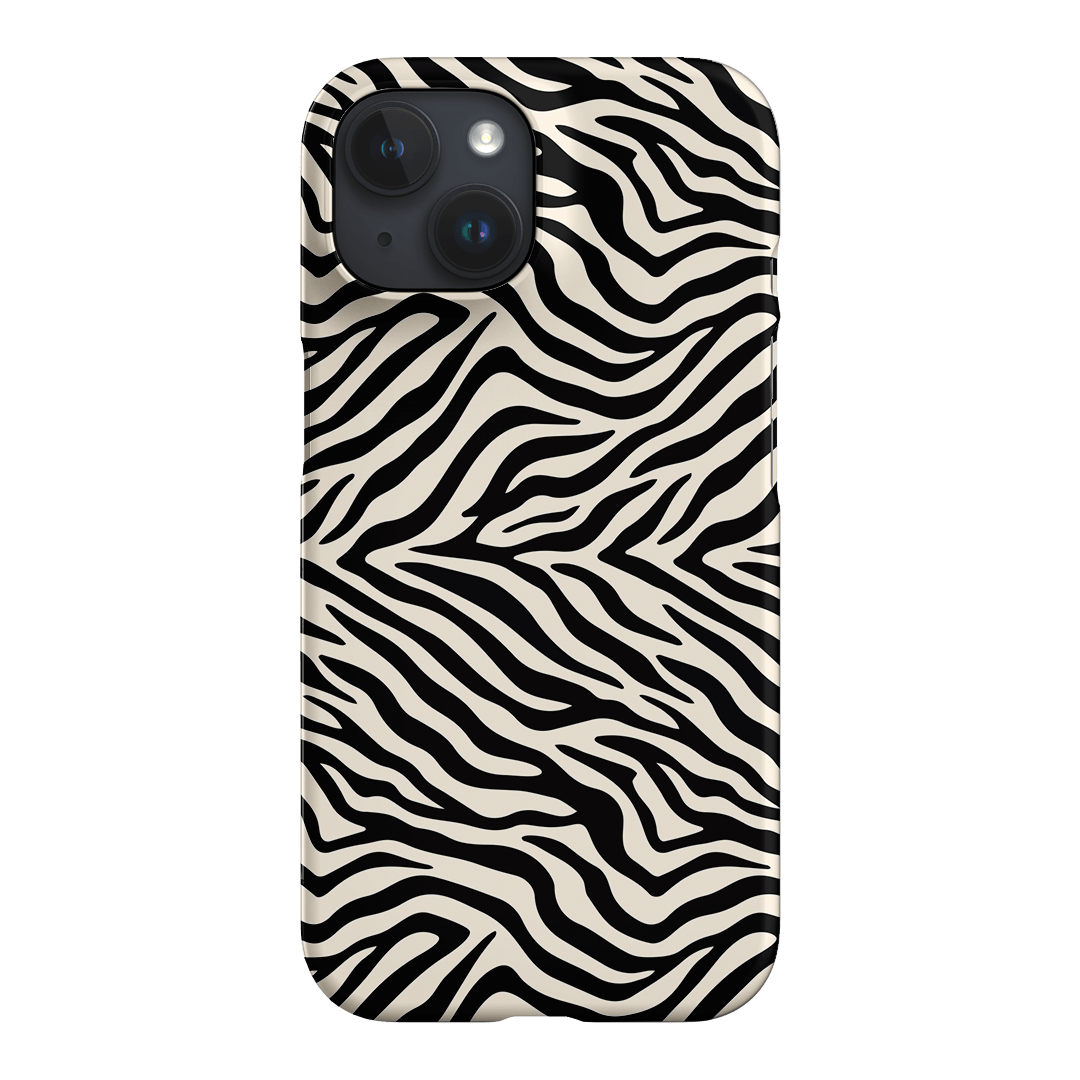 Zebra Ink Printed Phone Cases iPhone 15 / Snap by The Dairy - The Dairy