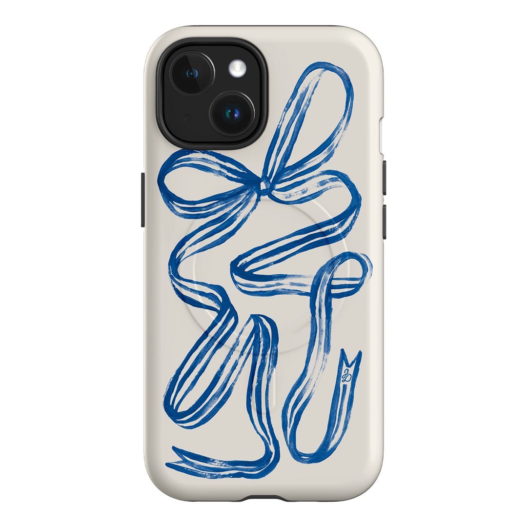 Bowerbird Ribbon Printed Phone Cases iPhone 15 / Armoured MagSafe by Jasmine Dowling - The Dairy