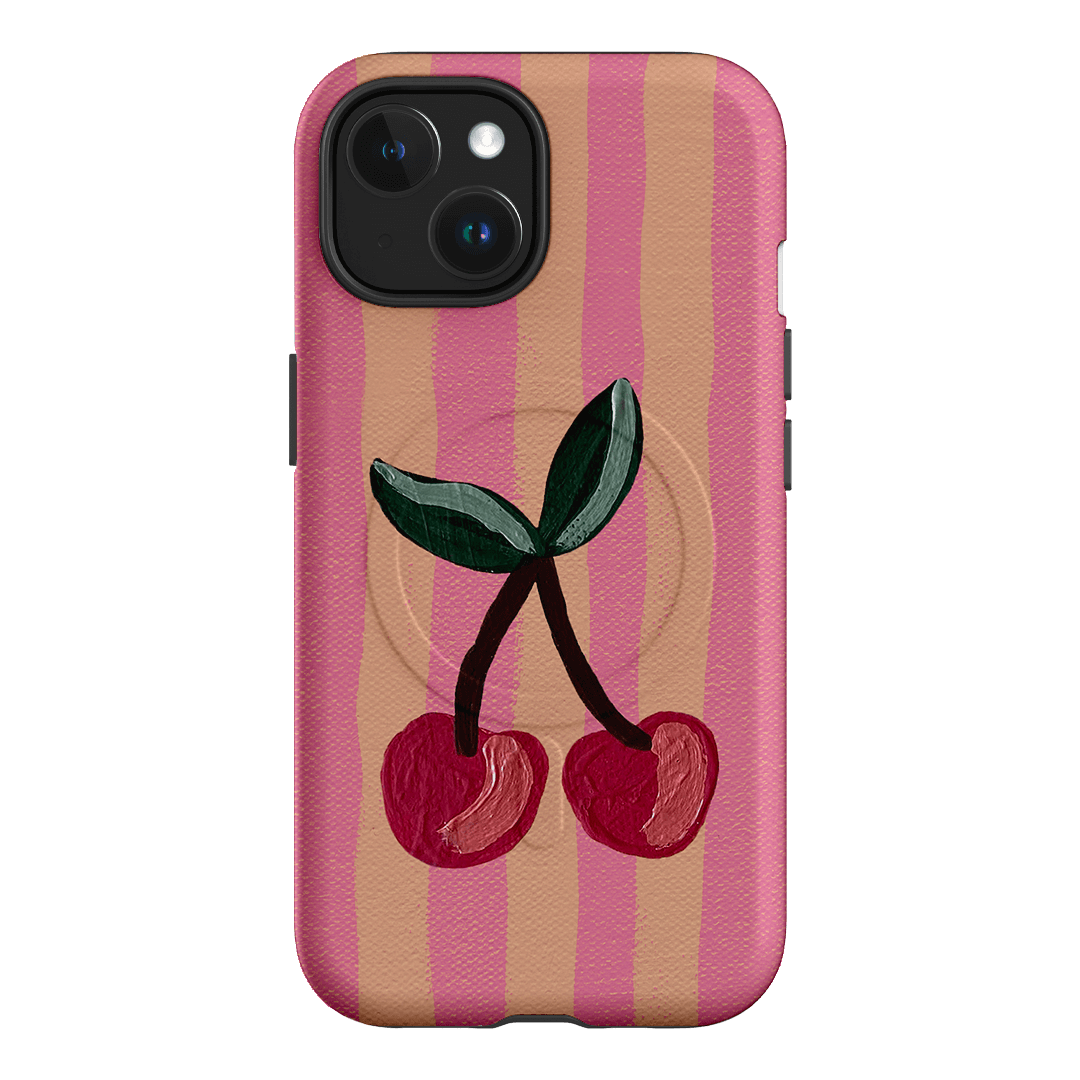 Cherry On Top Printed Phone Cases iPhone 15 / Armoured MagSafe by Amy Gibbs - The Dairy