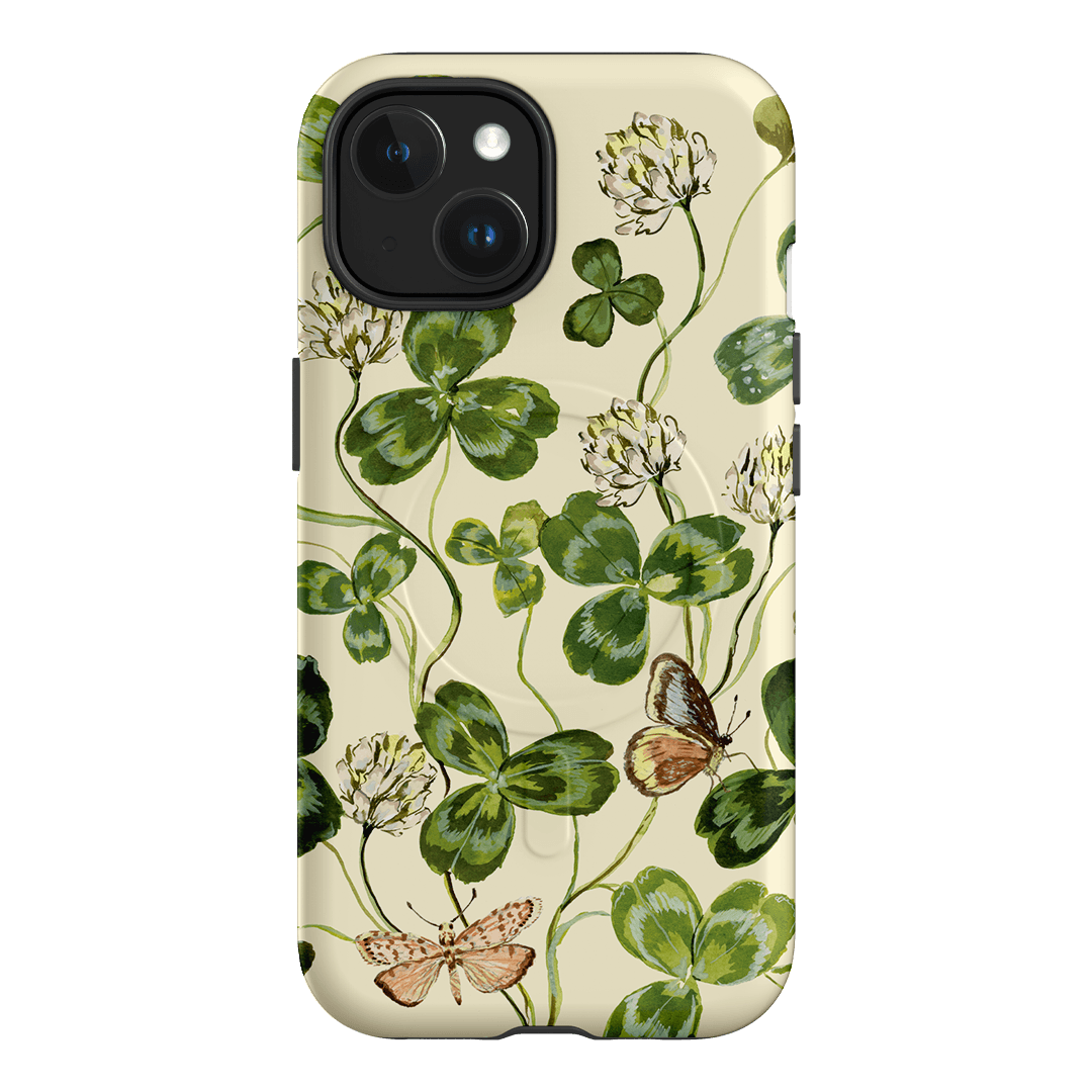 Clover & Butterflies Printed Phone Cases iPhone 15 / Armoured MagSafe by Ellie Mae - The Dairy