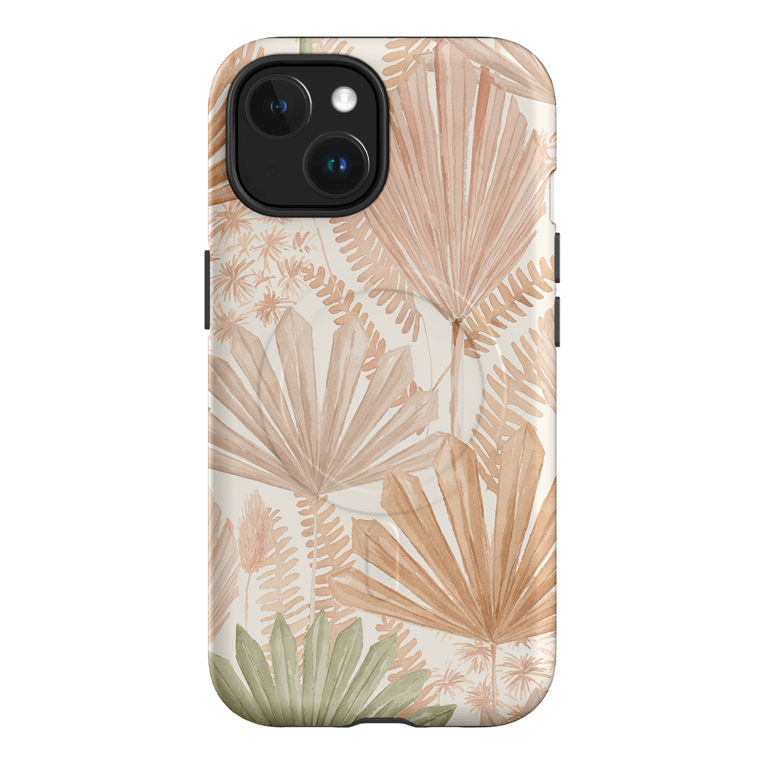 Golden Palm Printed Phone Cases iPhone 15 / Armoured MagSafe by Cass Deller - The Dairy