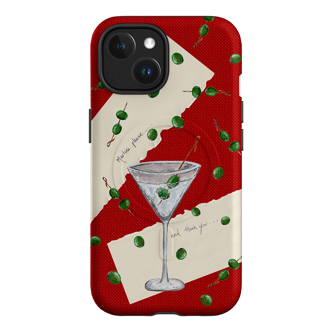 Martini Please Printed Phone Cases iPhone 15 / Armoured MagSafe by BG. Studio - The Dairy