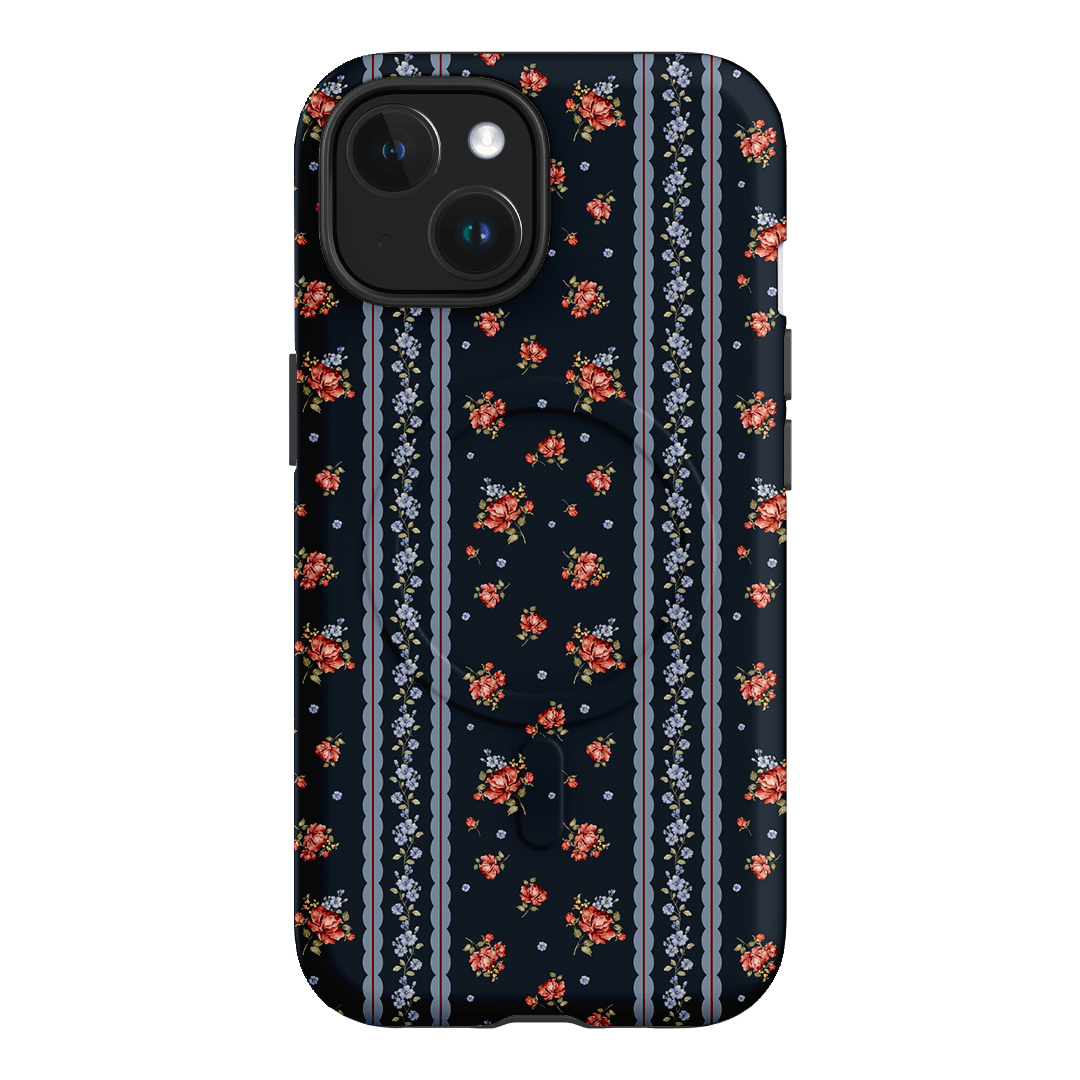 Midnight Stripe Printed Phone Cases iPhone 15 / Armoured MagSafe by Kasiags Art - The Dairy