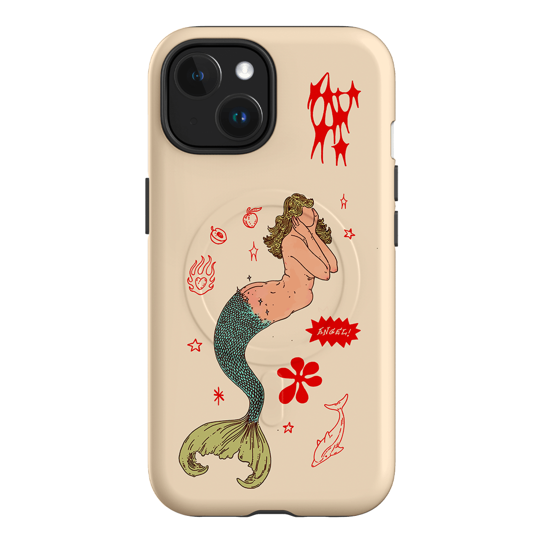 Mimi Cream Printed Phone Cases iPhone 15 / Armoured MagSafe by Easty Beasty - The Dairy