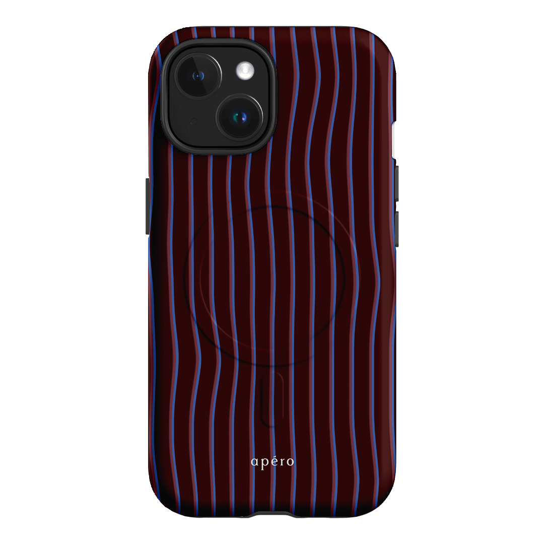 Panama Burgundy Printed Phone Cases iPhone 15 / Armoured MagSafe by Apero - The Dairy