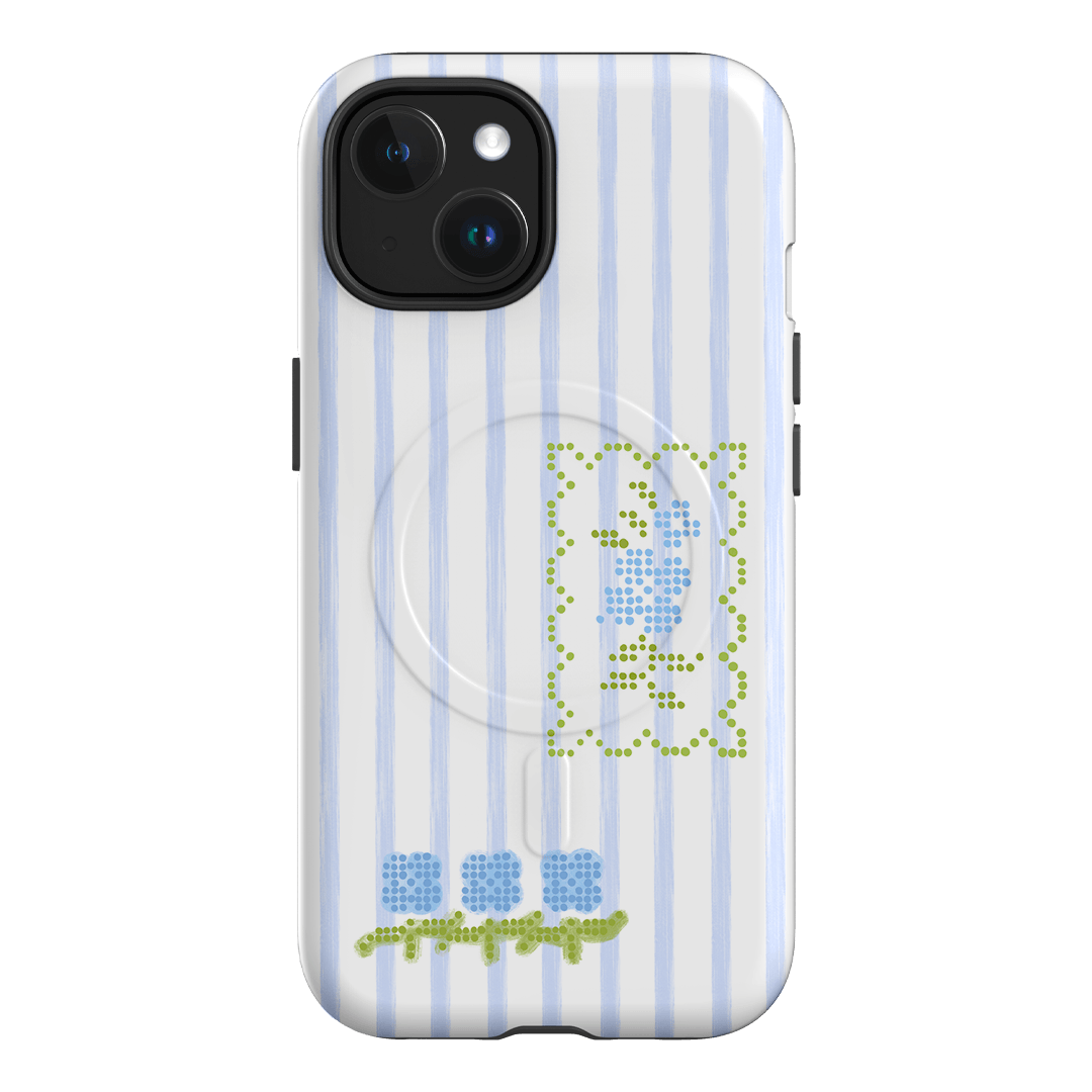 Patchwork Blue Printed Phone Cases iPhone 15 / Armoured MagSafe by Kayla Carr - The Dairy