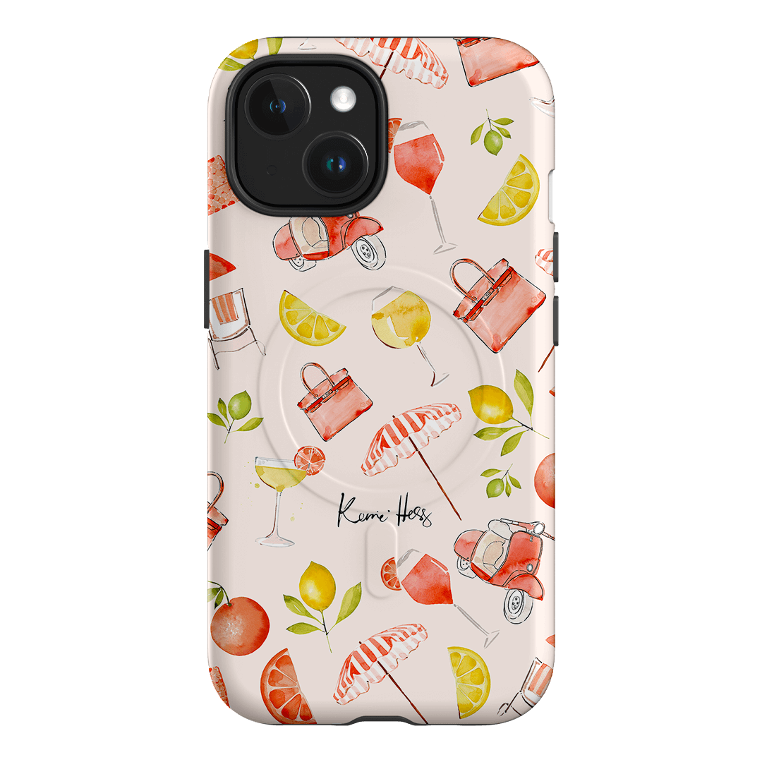 Positano Printed Phone Cases iPhone 15 / Armoured MagSafe by Kerrie Hess - The Dairy
