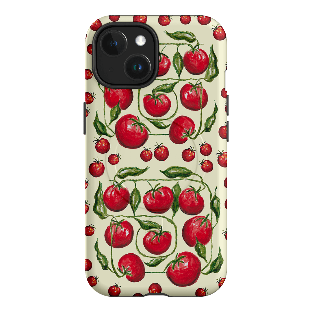 Red Tomatoes Printed Phone Cases iPhone 15 / Armoured MagSafe by BG. Studio - The Dairy