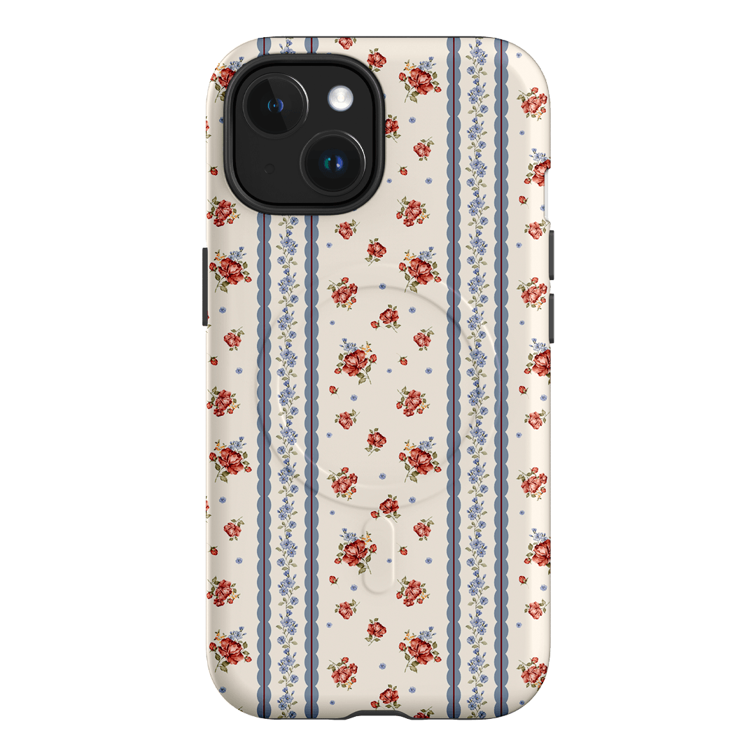 Rose Stripe Printed Phone Cases iPhone 15 / Armoured MagSafe by Kasiags Art - The Dairy