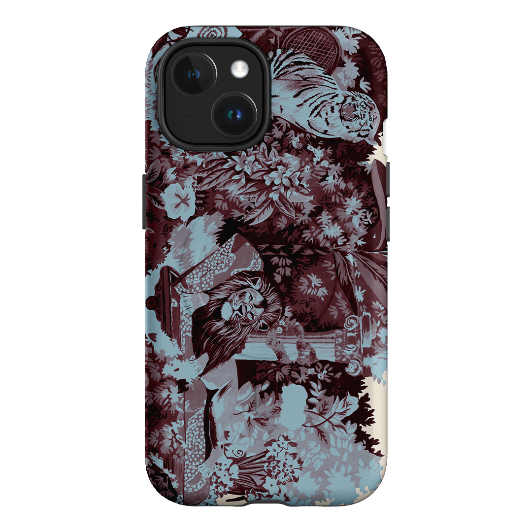 Tippi Blue Printed Phone Cases iPhone 15 / Armoured MagSafe by Desmond & Dempsey - The Dairy