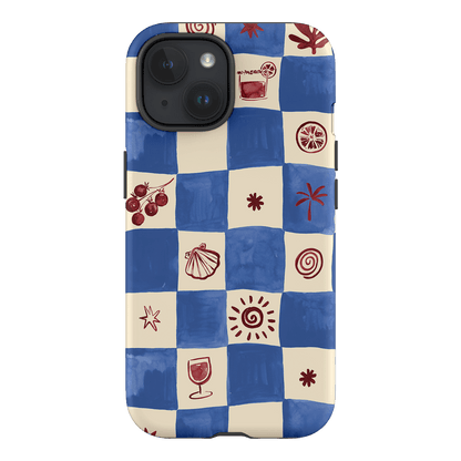 Afternoon Mezze Cornflower Printed Phone Cases iPhone 15 / Armoured by Charlie Taylor - The Dairy