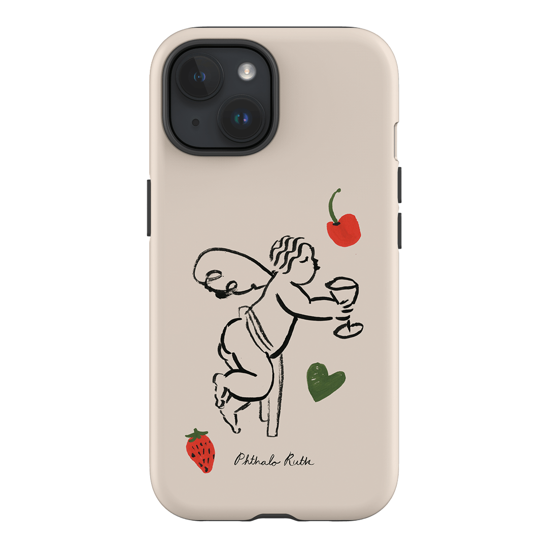 Cherub Printed Phone Cases iPhone 15 / Armoured by Phthalo Ruth - The Dairy