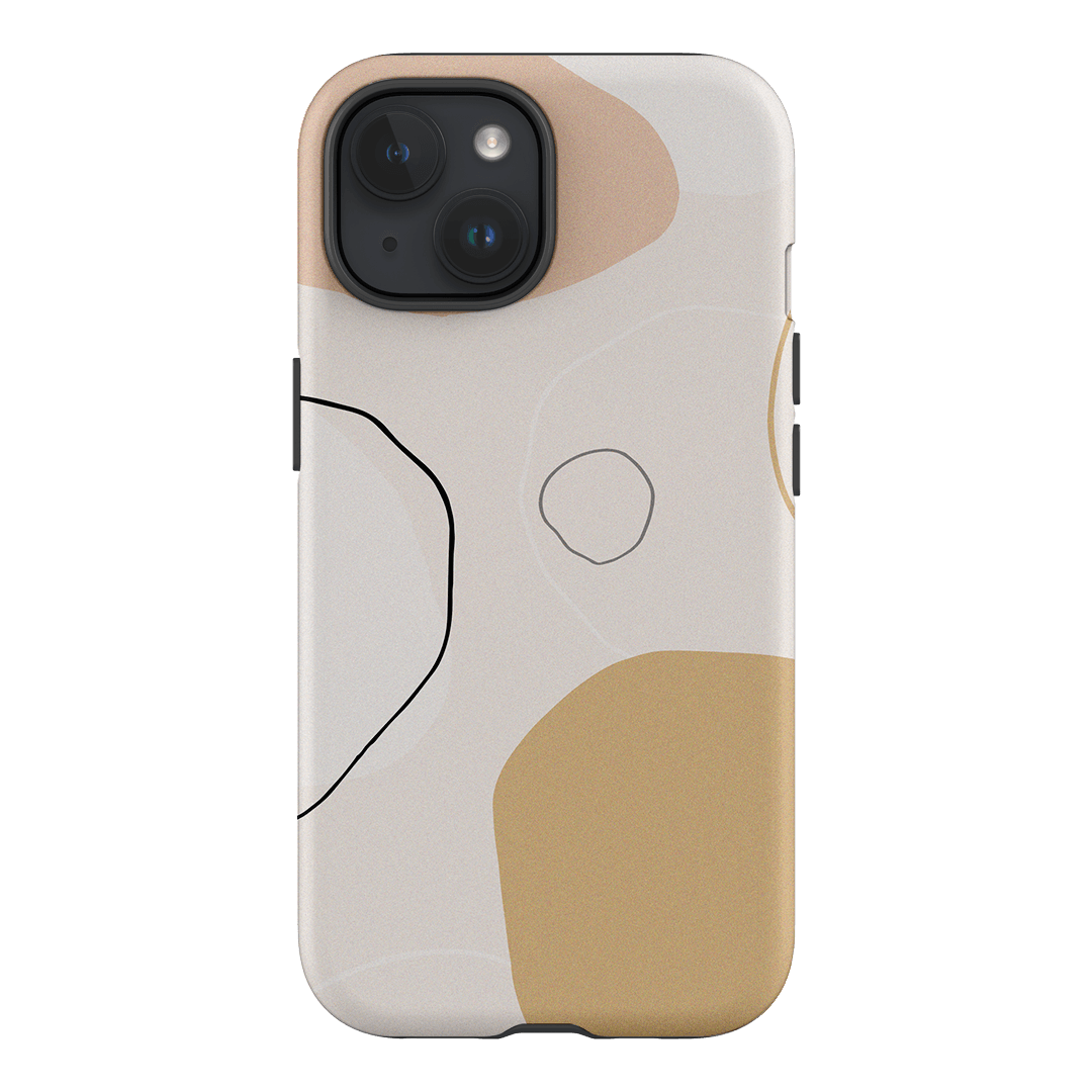 Clay Lines Printed Phone Cases iPhone 15 / Armoured by Cass Deller - The Dairy