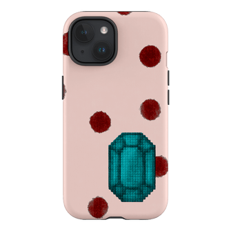 December Turquoise Printed Phone Cases iPhone 15 / Armoured by Joiana - The Dairy