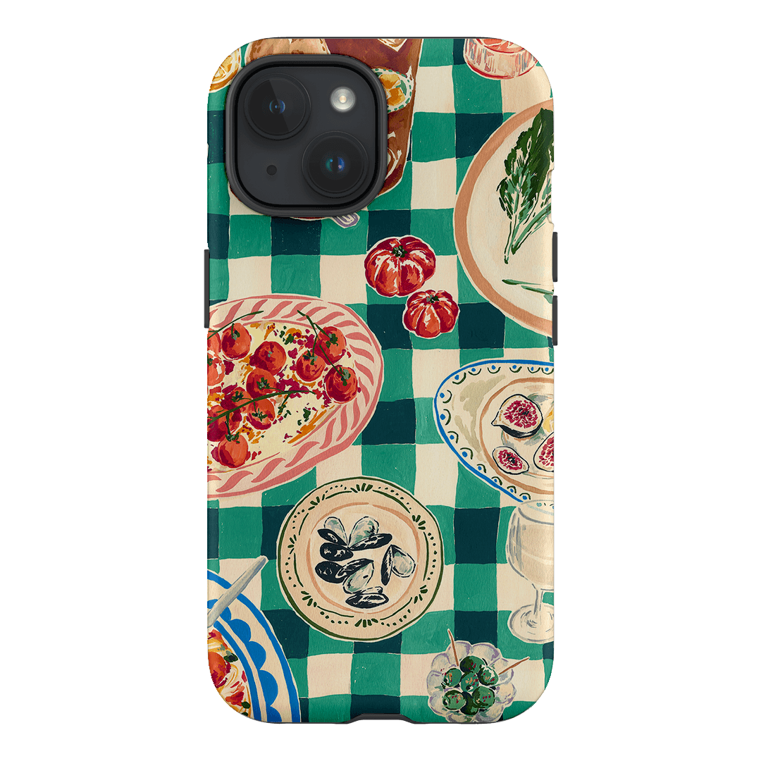 Evening Alfresco Printed Phone Cases iPhone 15 / Armoured by Charlie Taylor - The Dairy