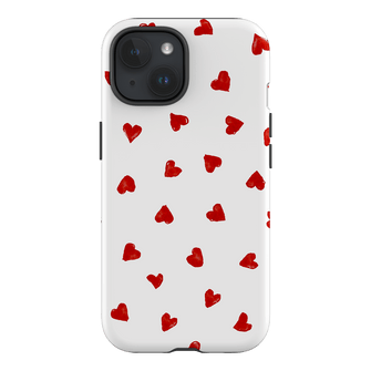 Love Hearts Printed Phone Cases iPhone 15 / Armoured by Oak Meadow - The Dairy