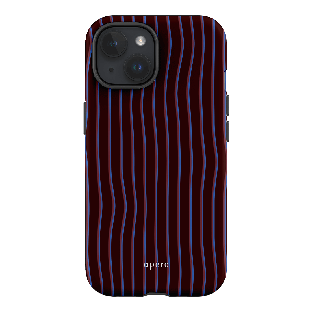 Panama Burgundy Printed Phone Cases iPhone 15 / Armoured by Apero - The Dairy