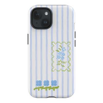 Patchwork Blue Printed Phone Cases iPhone 15 / Armoured by Kayla Carr - The Dairy