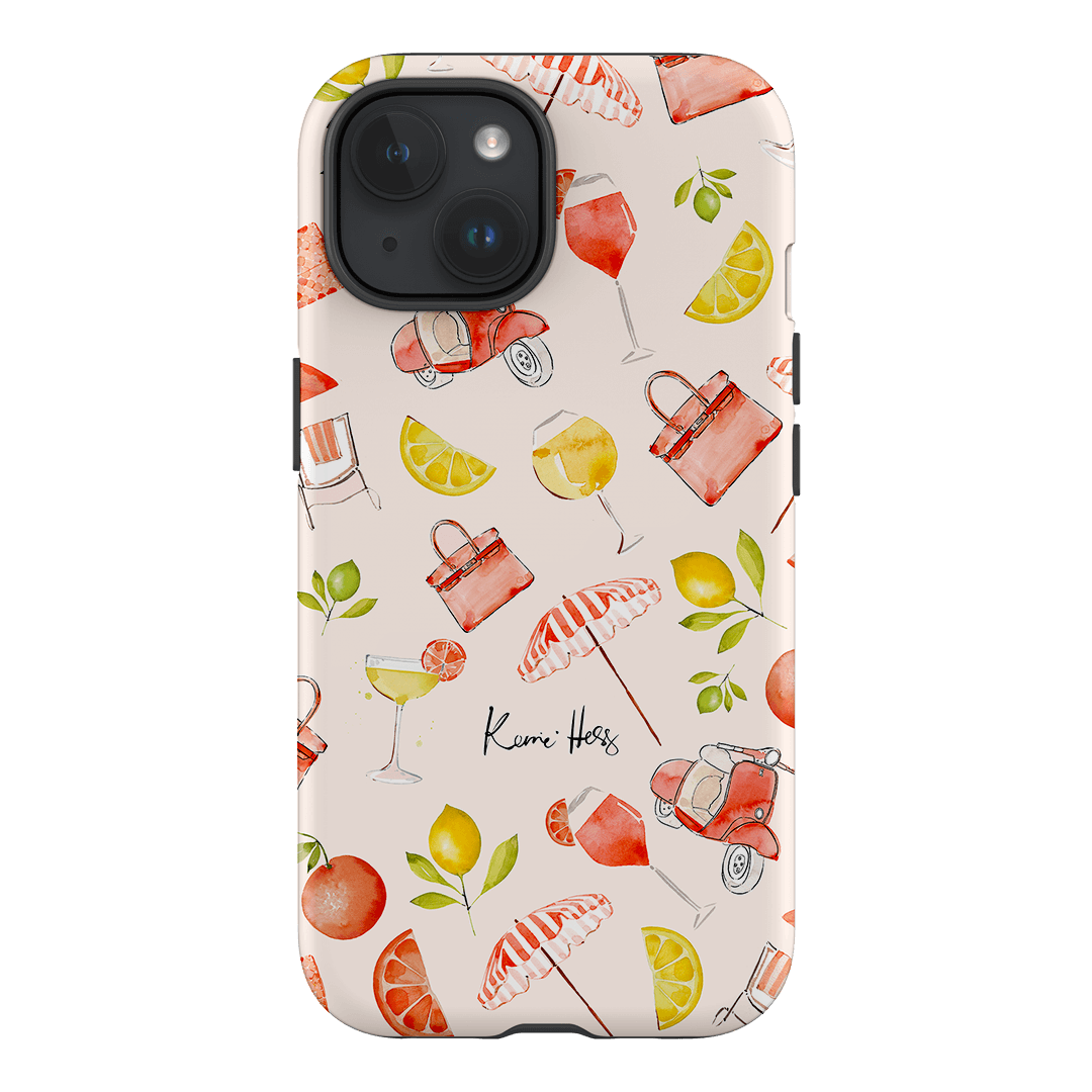 Positano Printed Phone Cases iPhone 15 / Armoured by Kerrie Hess - The Dairy