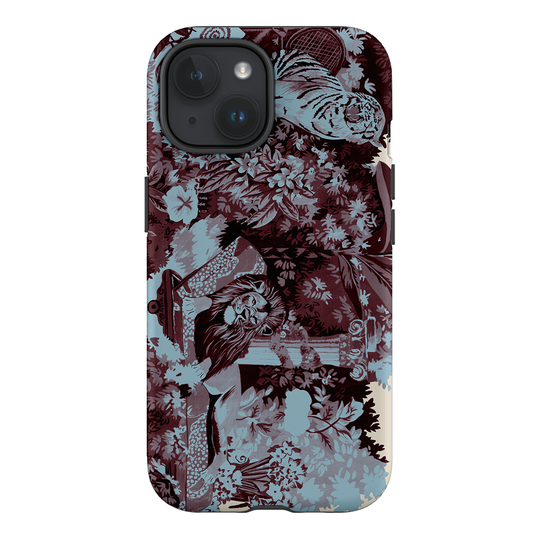 Tippi Blue Printed Phone Cases iPhone 15 / Armoured by Desmond & Dempsey - The Dairy
