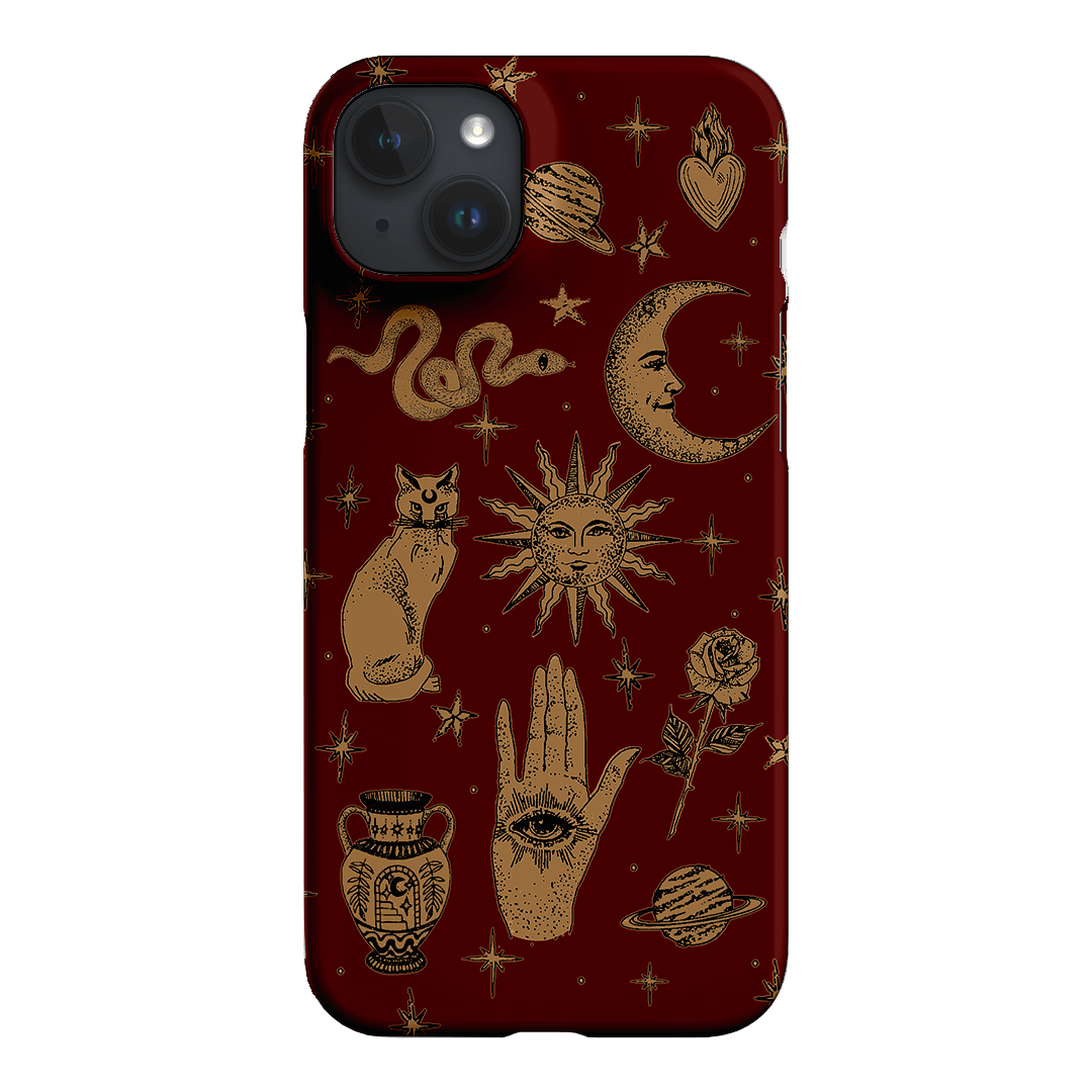Astro Flash Red Printed Phone Cases iPhone 15 Plus / Snap by Veronica Tucker - The Dairy