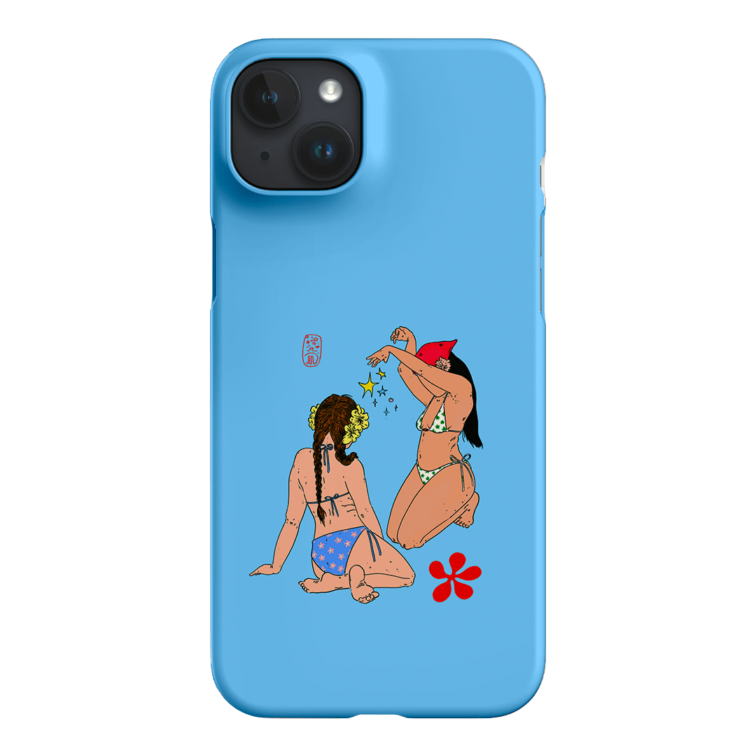 Babe Magic Blue Printed Phone Cases iPhone 15 Plus / Snap by Easty Beasty - The Dairy