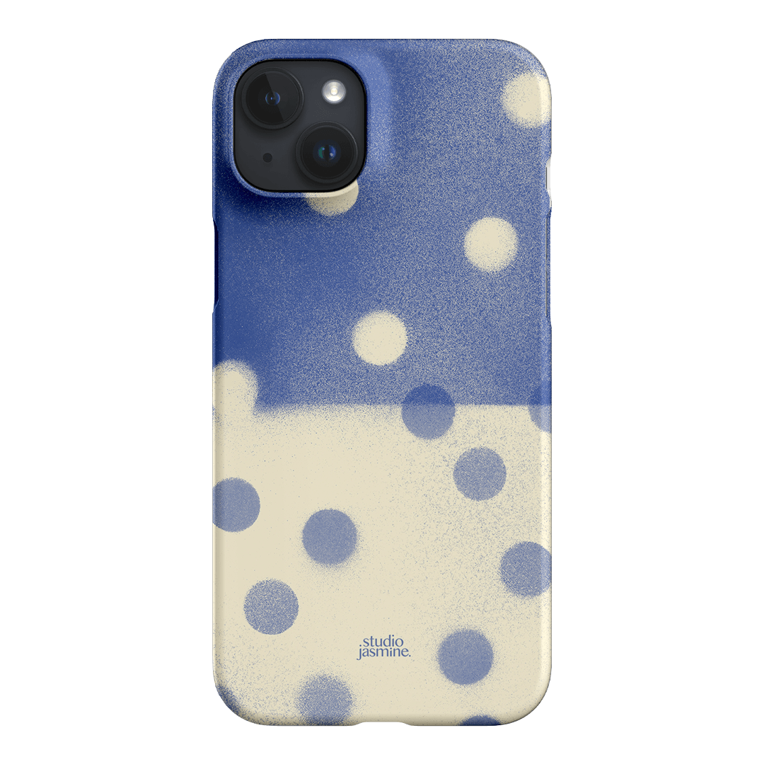 Bleu Polka Dot Printed Phone Cases iPhone 15 Plus / Snap by Jasmine Dowling - The Dairy