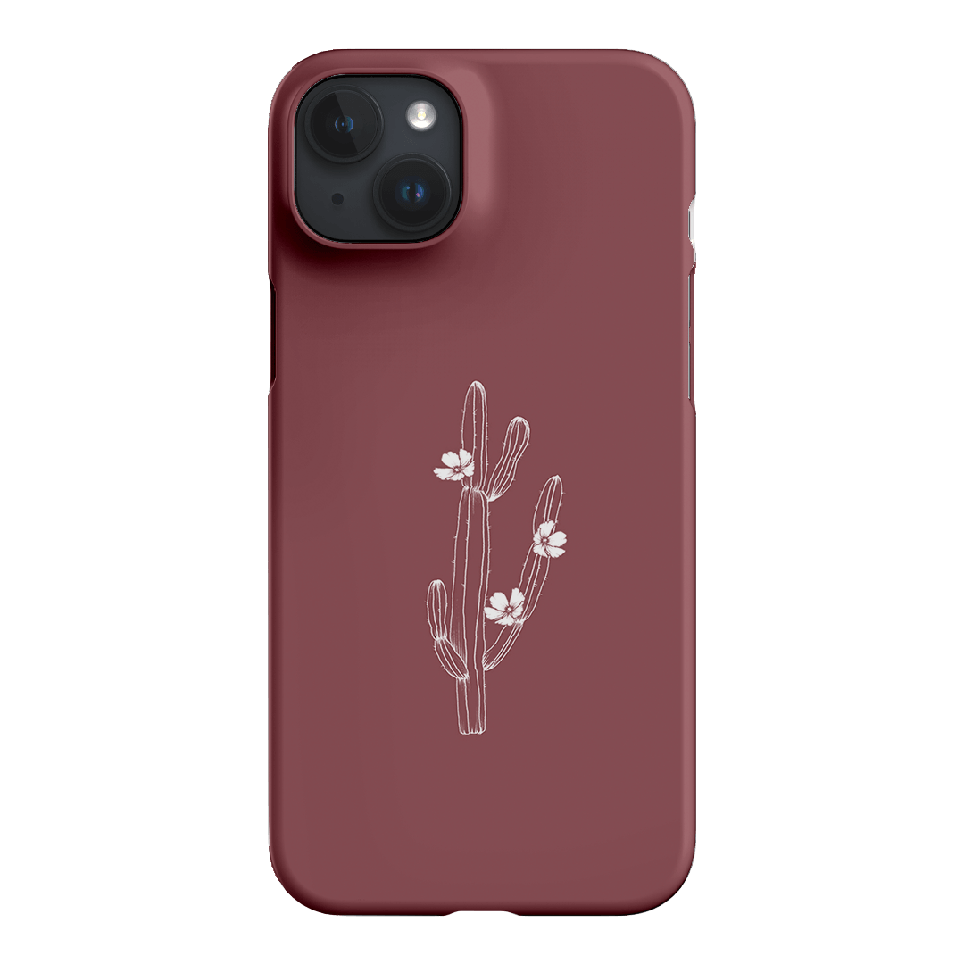 Cactus Flower Printed Phone Cases iPhone 15 Plus / Snap by Typoflora - The Dairy
