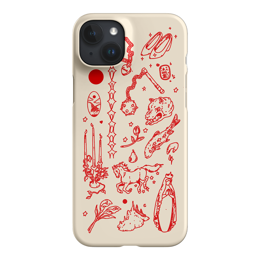 Dreamcore Cream Printed Phone Cases iPhone 15 Plus / Snap by Easty Beasty - The Dairy