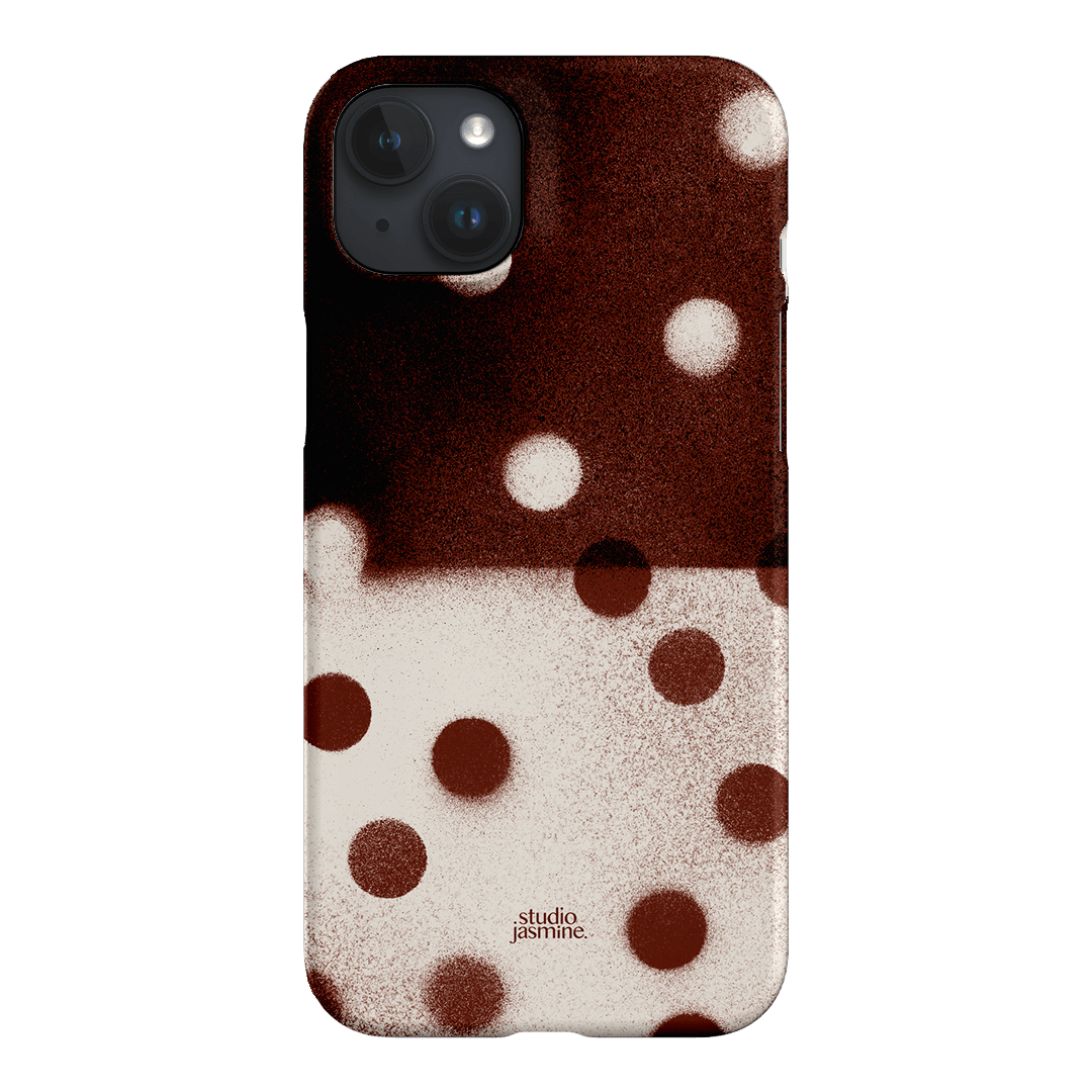 Espresso Polka Dot Printed Phone Cases iPhone 15 Plus / Snap by Jasmine Dowling - The Dairy