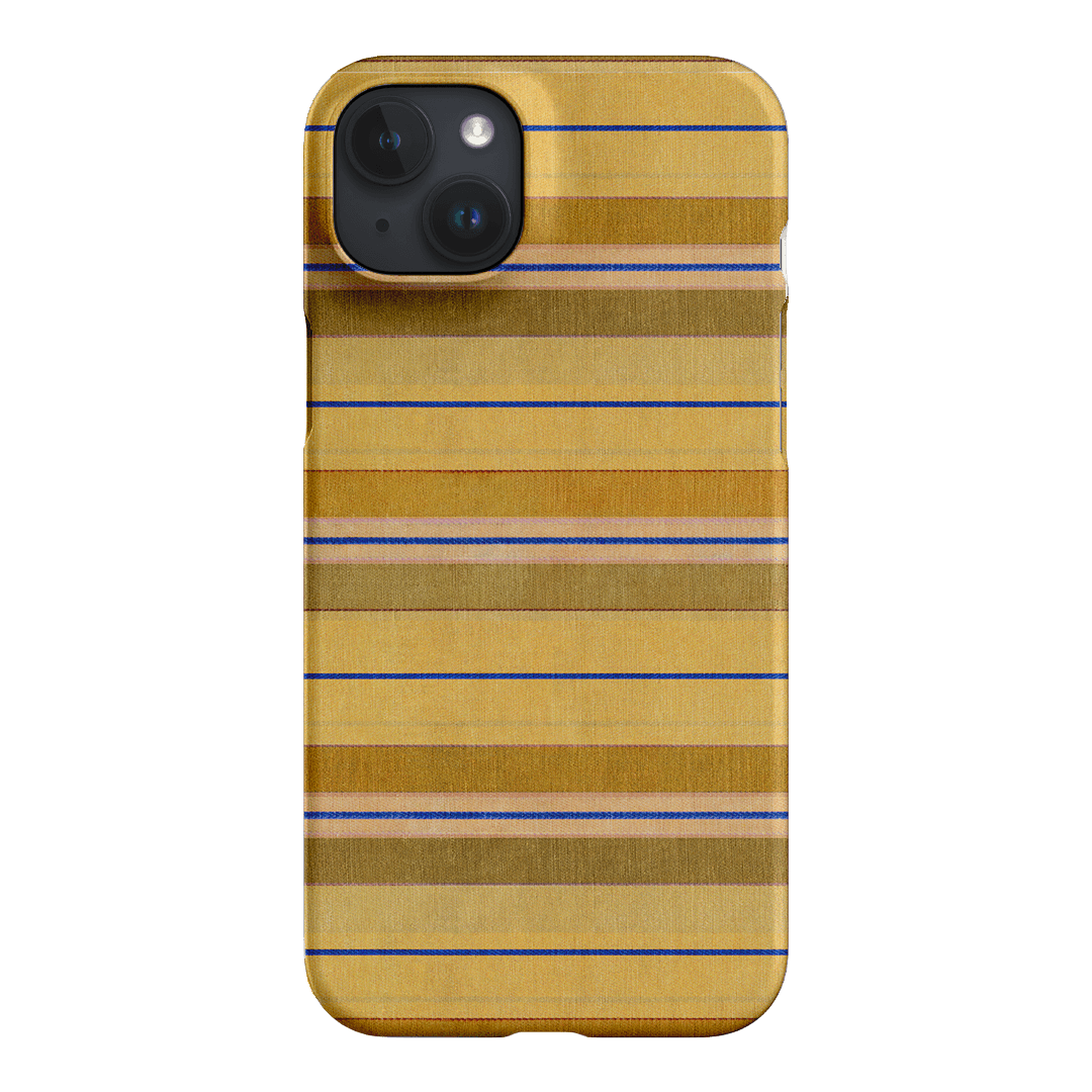 Golden Stripe Printed Phone Cases iPhone 15 Plus / Snap by Fenton & Fenton - The Dairy