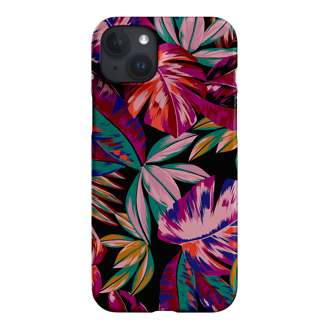 Midnight Palm Printed Phone Cases iPhone 15 Plus / Snap by Charlie Taylor - The Dairy
