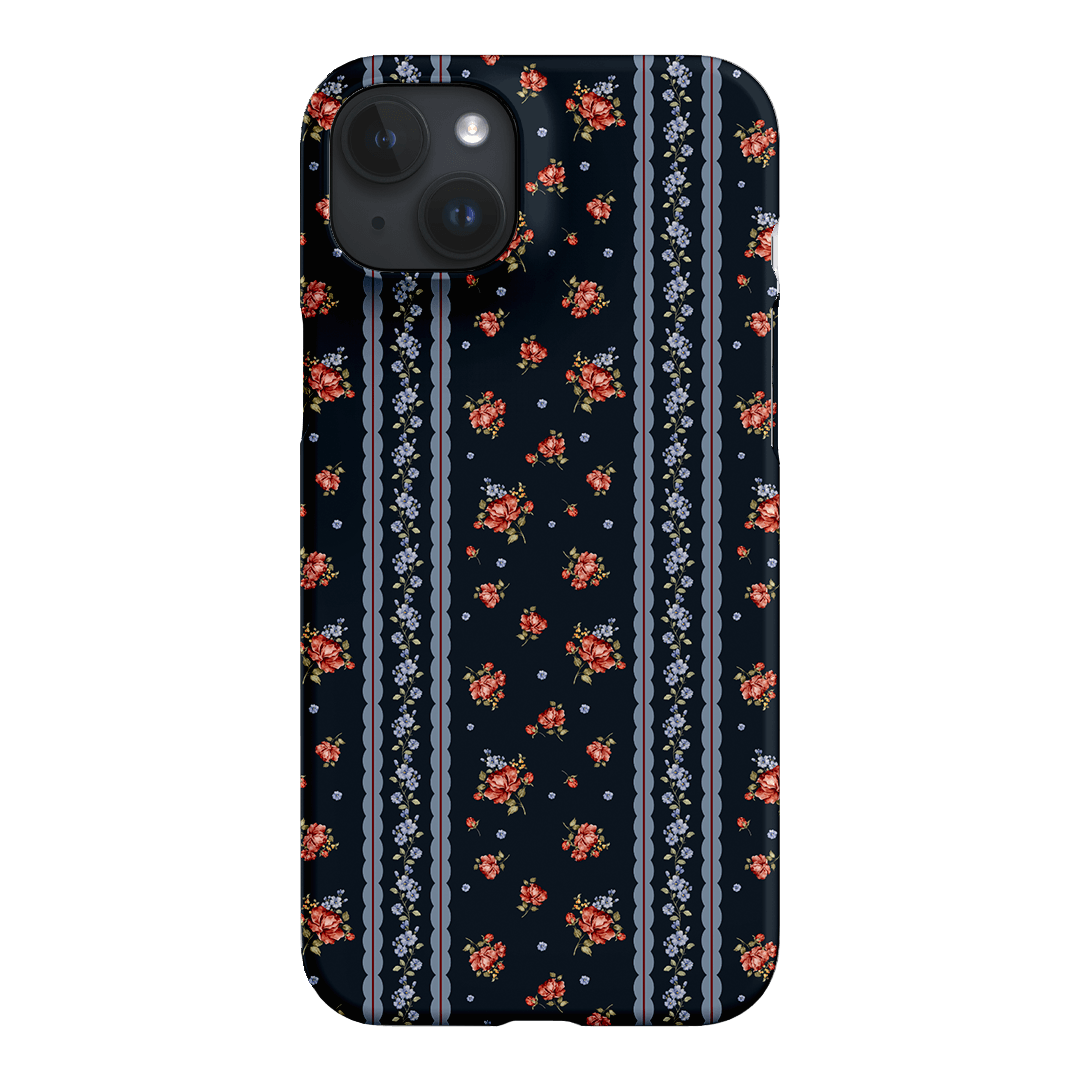 Midnight Stripe Printed Phone Cases iPhone 15 Plus / Snap by Kasiags Art - The Dairy