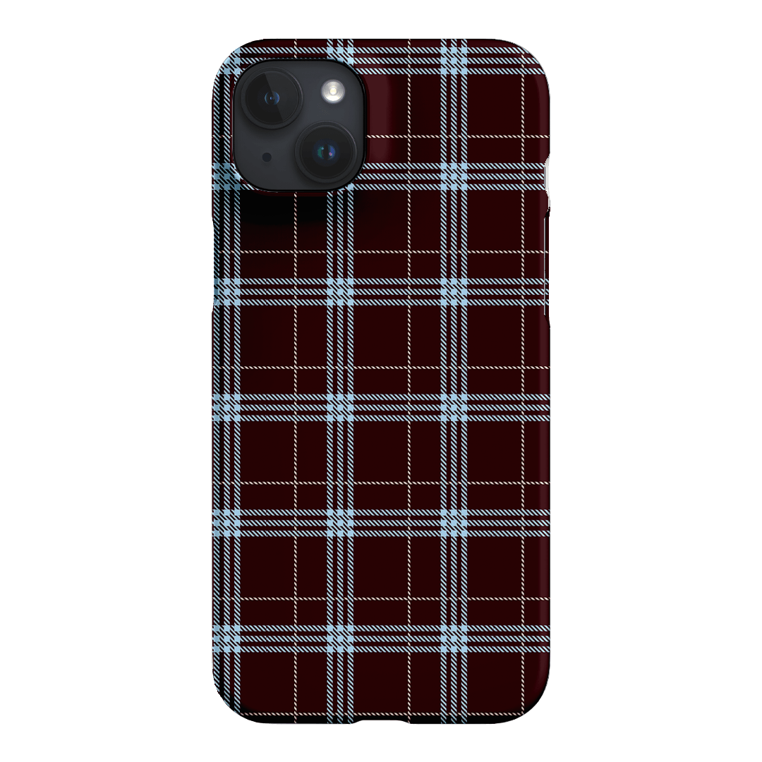Mocha Plaid Printed Phone Cases iPhone 15 Plus / Snap by The Dairy - The Dairy