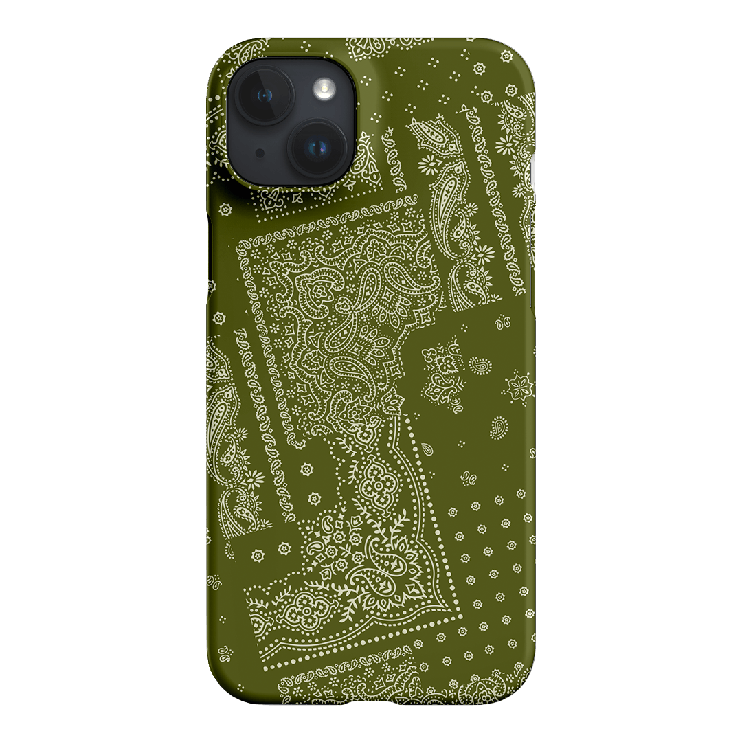 Paisley Fern Printed Phone Cases iPhone 15 Plus / Snap by The Dairy - The Dairy