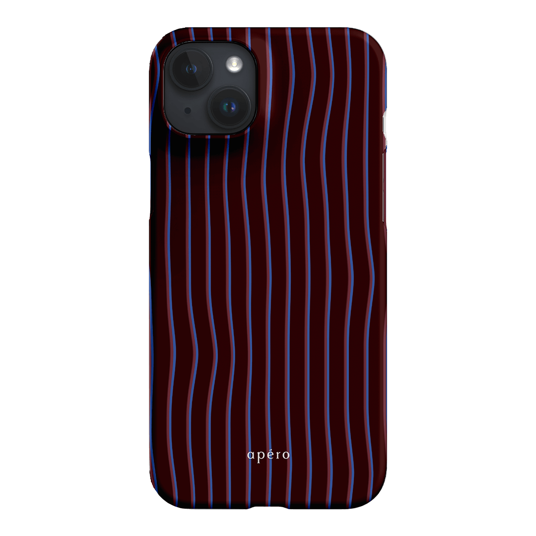 Panama Burgundy Printed Phone Cases iPhone 15 Plus / Snap by Apero - The Dairy