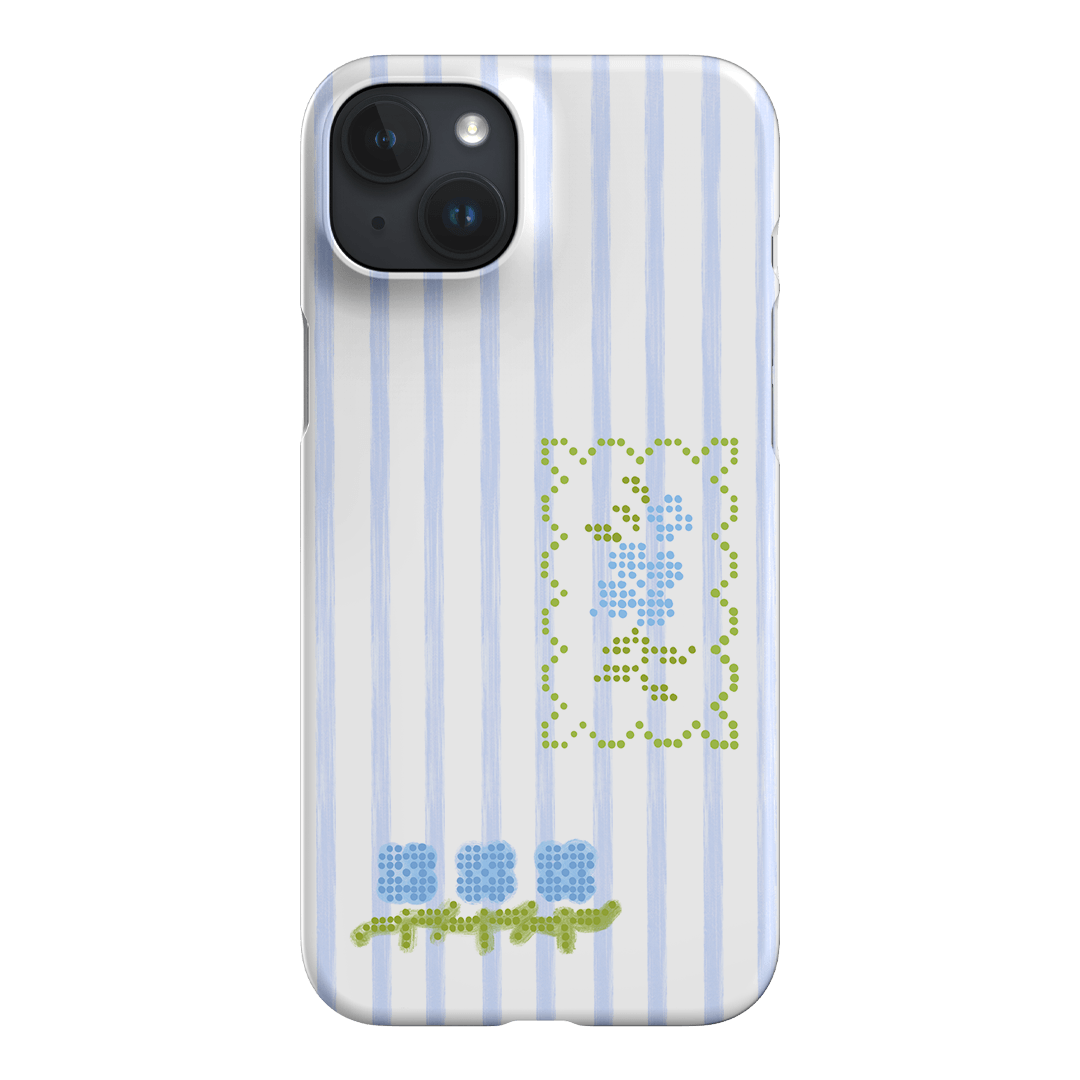 Patchwork Blue Printed Phone Cases iPhone 15 Plus / Snap by Kayla Carr - The Dairy
