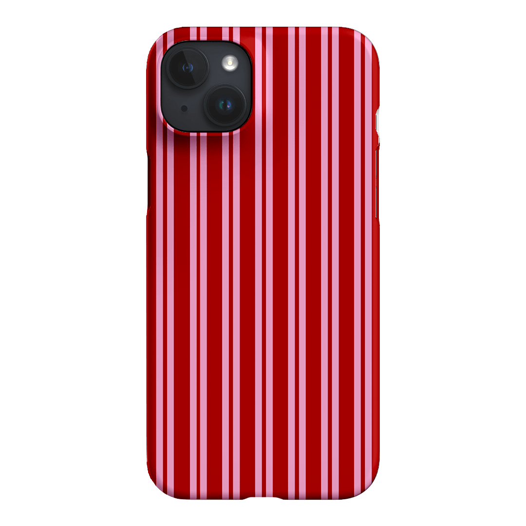 Punch Stripes Printed Phone Cases iPhone 15 Plus / Snap by The Dairy - The Dairy