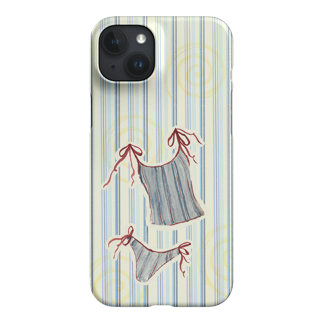 Stripe Tankini Printed Phone Cases iPhone 15 Plus / Snap by Kayla Carr - The Dairy