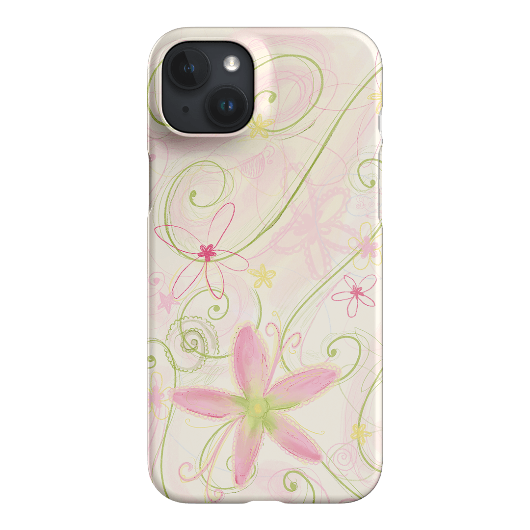 Swirl Pink Printed Phone Cases iPhone 15 Plus / Snap by Kayla Carr - The Dairy